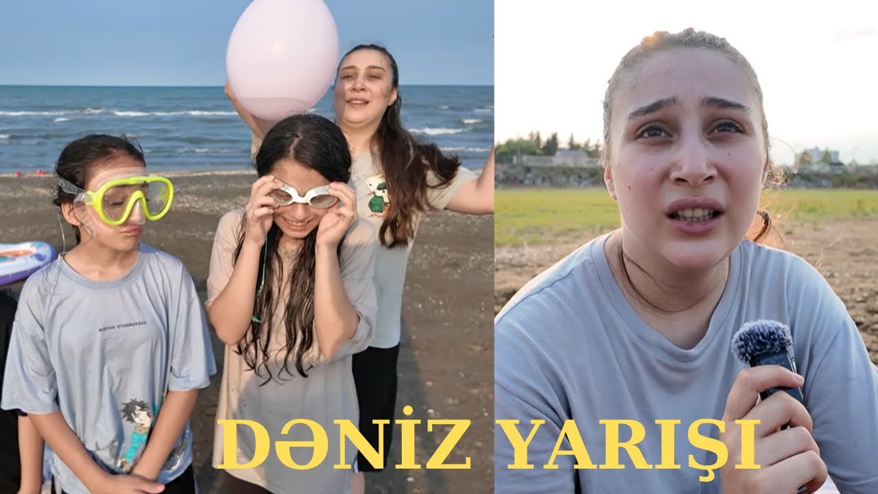 DƏNİZDƏ YARIŞMA 😍 | OFUŞUN HALI PİSLƏŞDİ 😕
