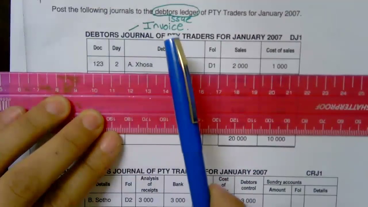 Debtors Ledger Gr 9 EMS