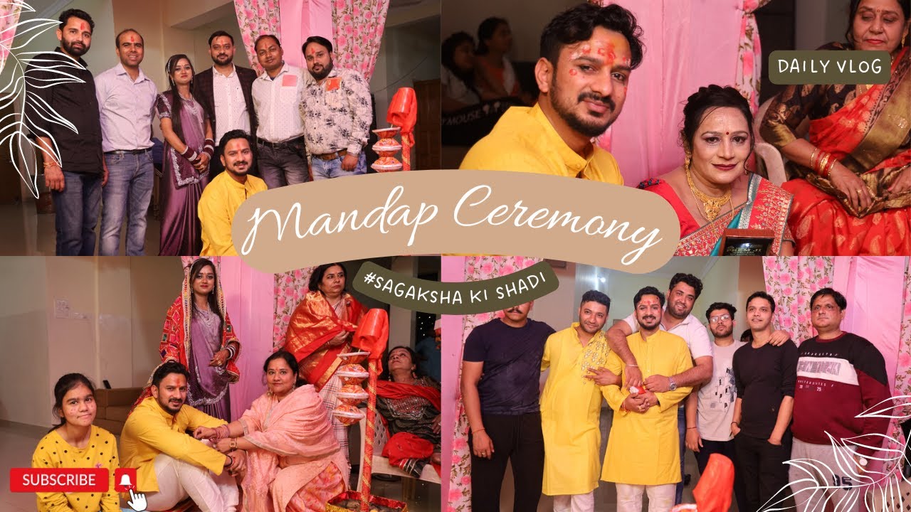 Wedding Mandap Ceremony | Hamare Ghar Shaadi Hai | Wedding Couple | #Sagaksha Ki Shadi