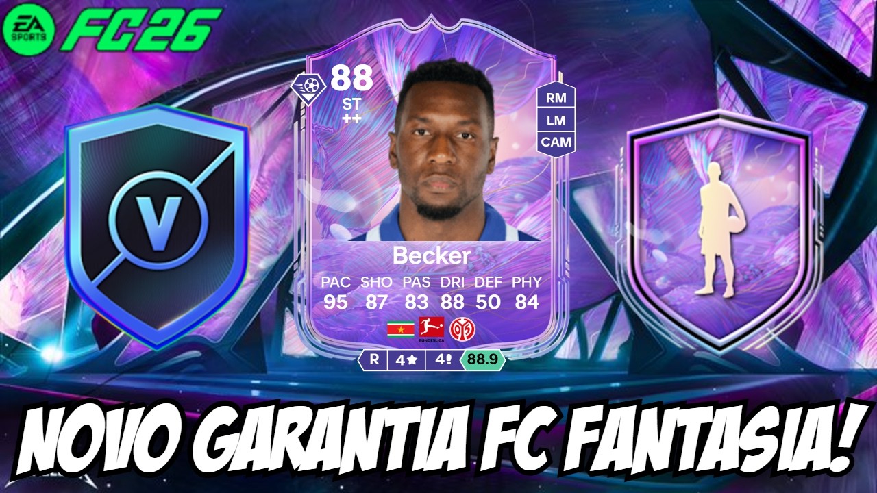 O MELHORIA DE FC FANTASIA (TIME 1) CHEGOU! NOVO BECKER FC FANTASIA COM CARTINHA INTERESSANTE EM DME!
