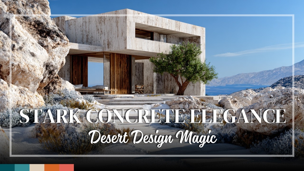 Desert Brutalist Concrete Homes – Stark Landscapes Enhanced by Timeless Sophistication