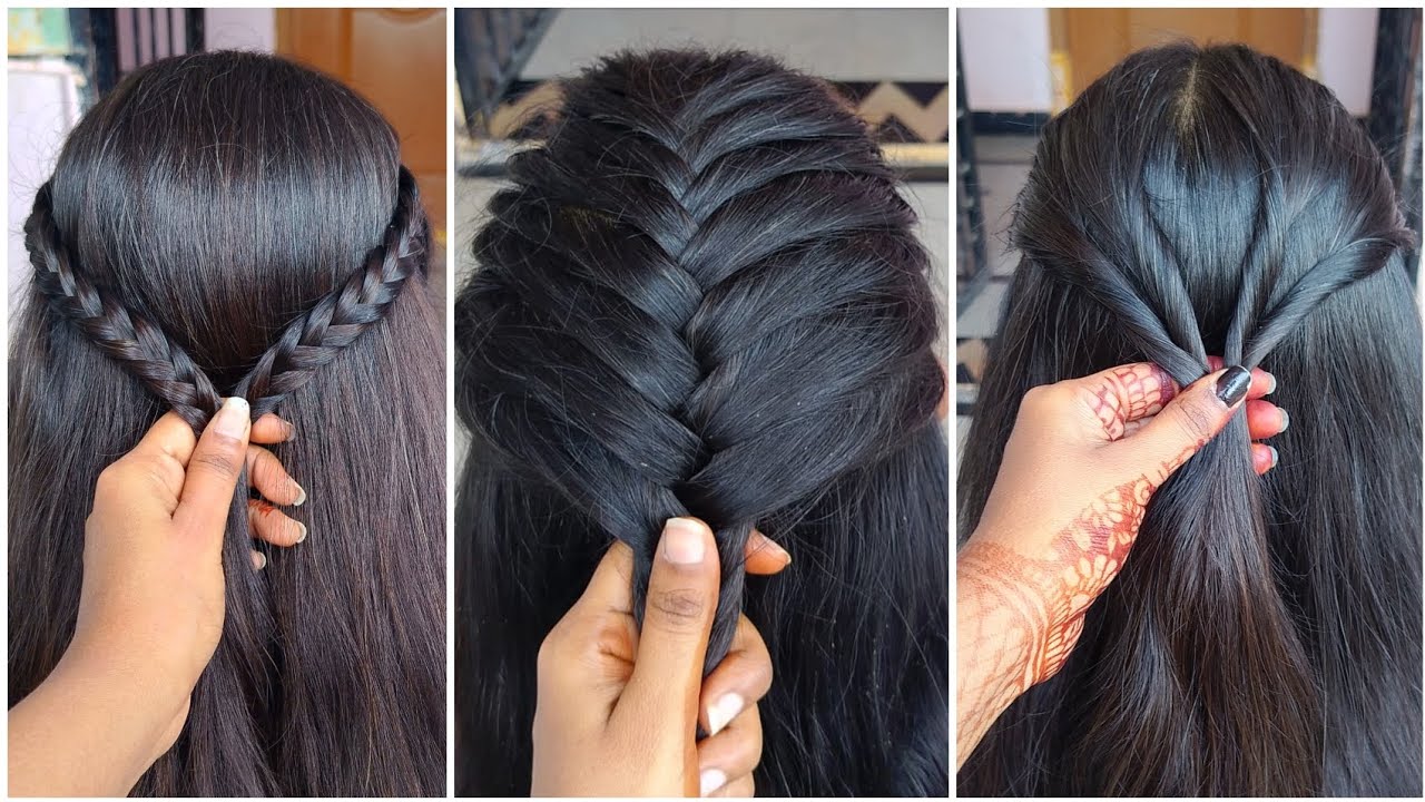 3 Simple Amazing Daily Using Hairstyles_Graceful Hairstyles for girls_ Elegant Hairstyles #hairstyle