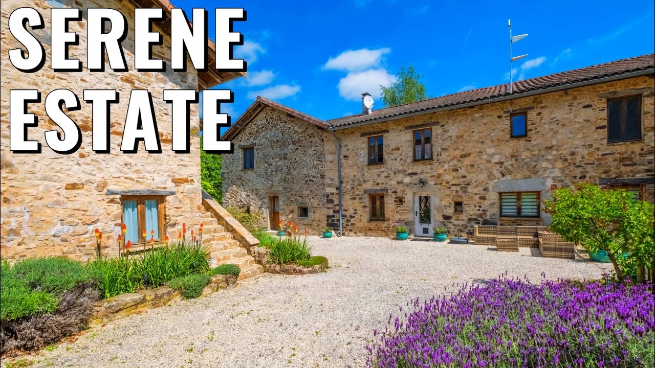 Stunning French Estate: Renovated Home & Gîtes on 24ha with Pool & Panoramic Views ! A27610WV87