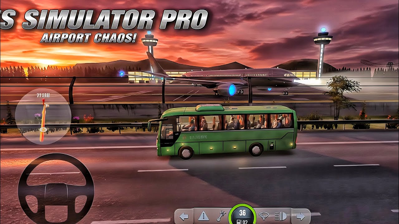 Relaxing Night Bus Driving in Heavy Rain 🌧️ | Realistic Simulator Gameplay