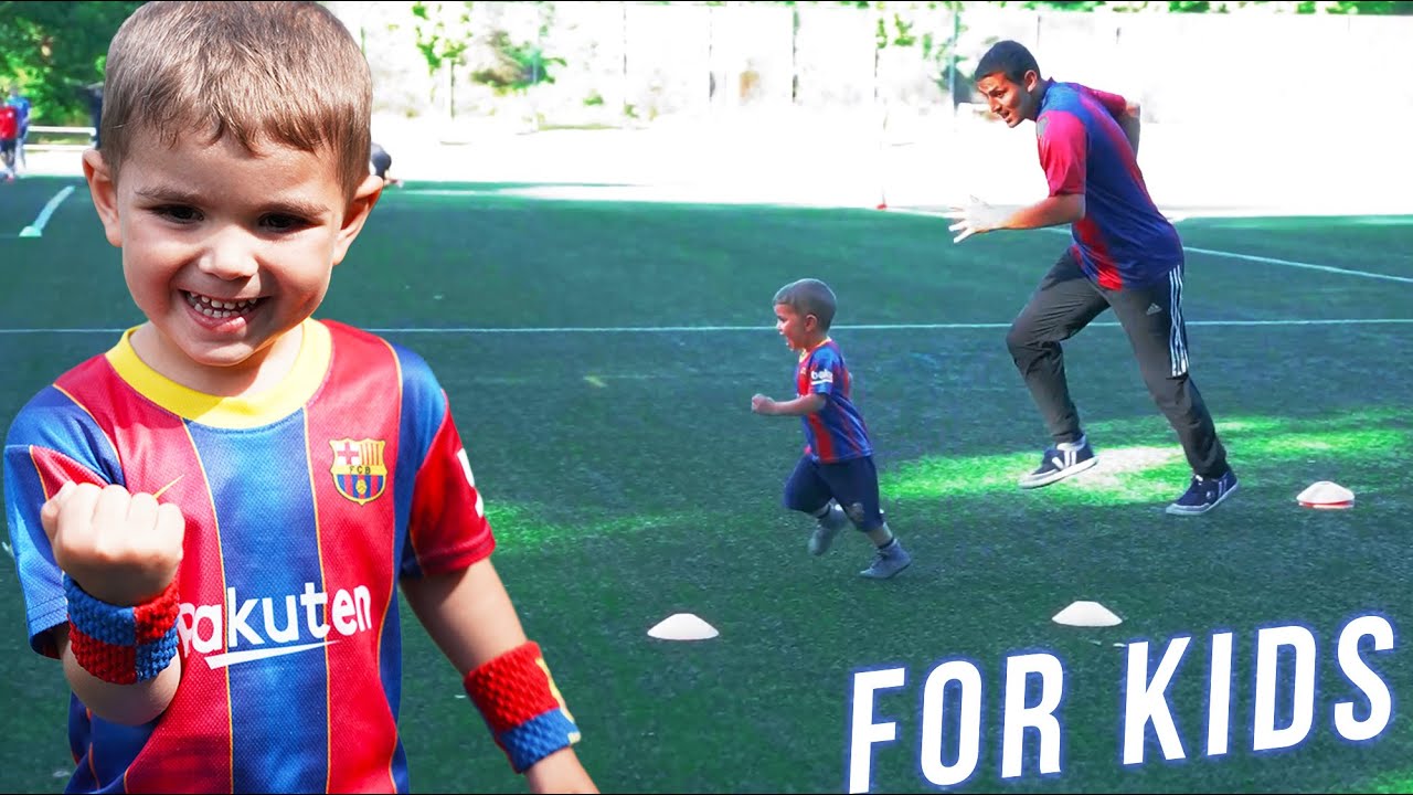 Fun Football Body Feint Drills for 3-Year-Olds: Dribbling and Shooting
