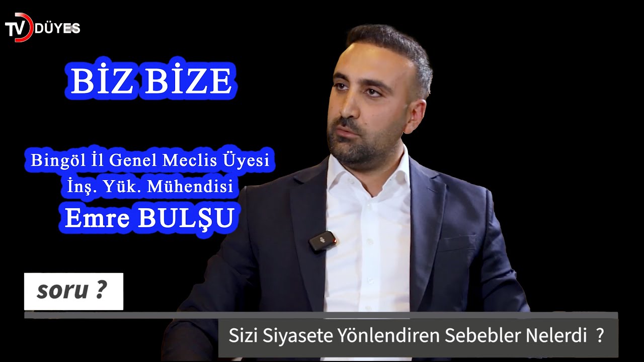 Serdar KAAN İle 'Biz Bize'┃Konuk - İnş. Yük. Mühendisi Emre BULŞU