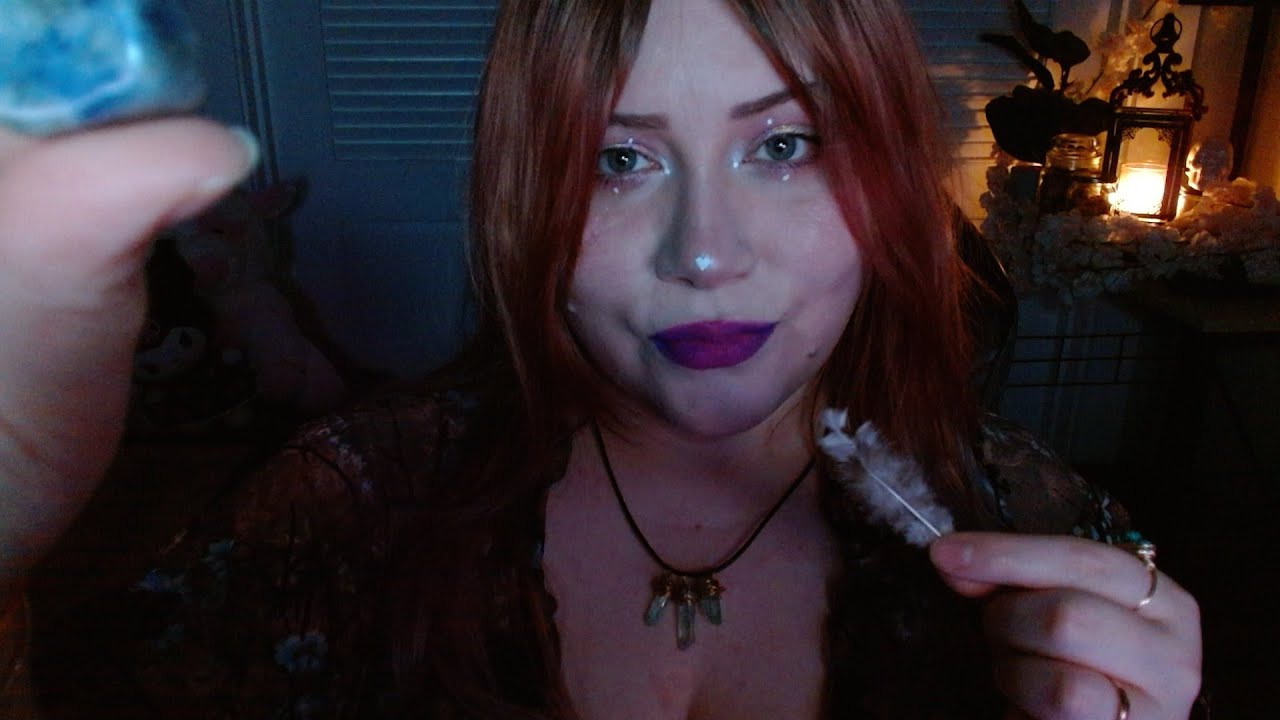 ASMR Reiki Aura Cleansing (crystal tapping/ energy plucking/ cord cutting)