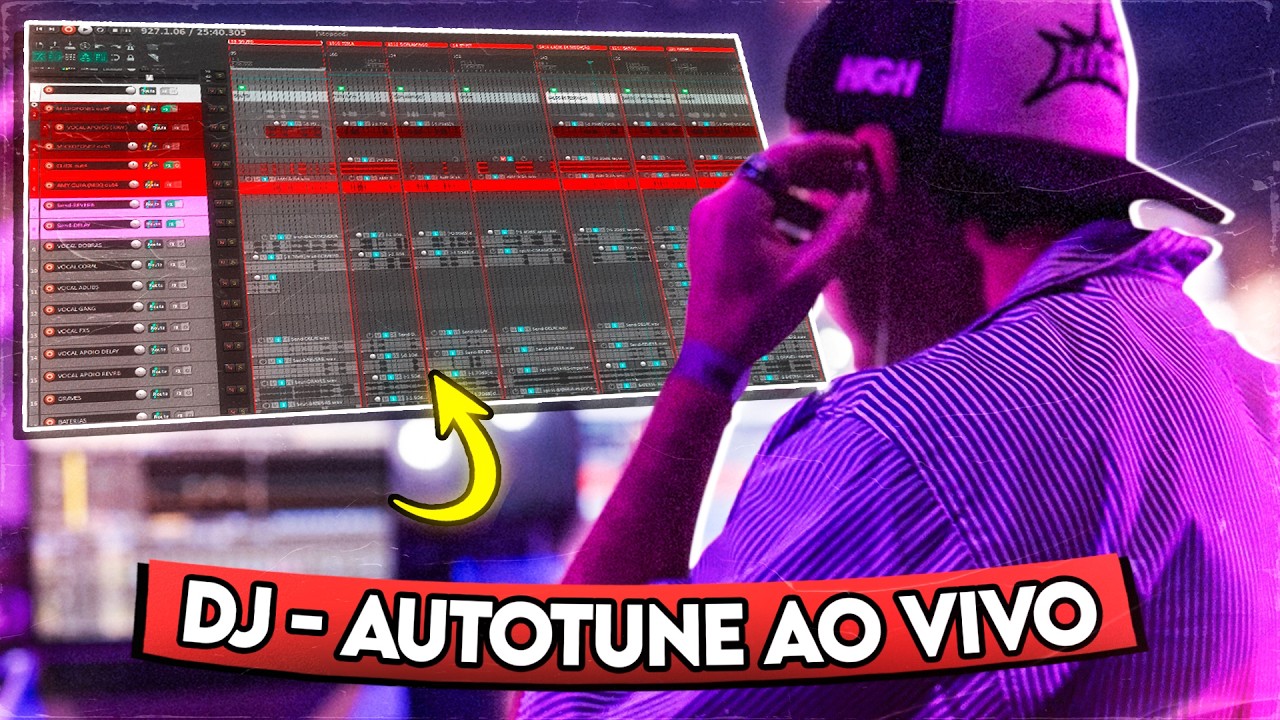Como funciona o DJ, VS e Auto-Tune em show ao vivo (Reaper)