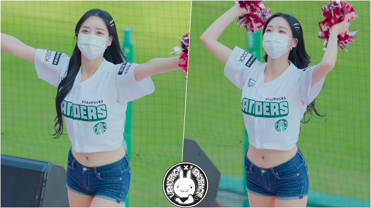 [4K] 210522 치어리더 안이랑 직캠 '응원 리액션 모음'  Fancam @SSG랜더스 프로야구 SSG랜더스필드 By 벤뎅이