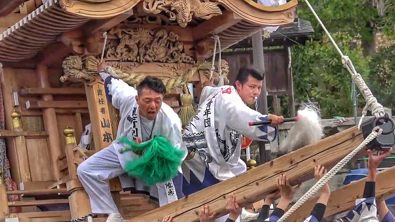 2019.5.18  川渡り神幸祭  風治八幡宮  神輿・山笠 出発  福岡県田川市