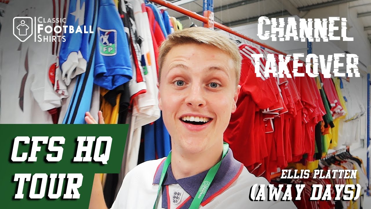 Classic Football Shirts Warehouse Tour - Away Days Channel Takeover