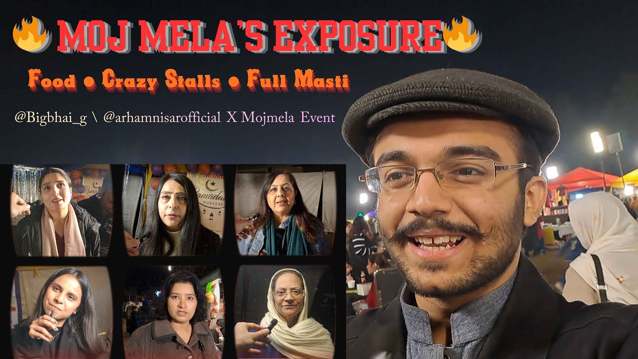 Moj Mela Festivel 💥 | Qawwali Food, Stalls & Full Vlog | @Bigbhai_g @arhamnisarofficial