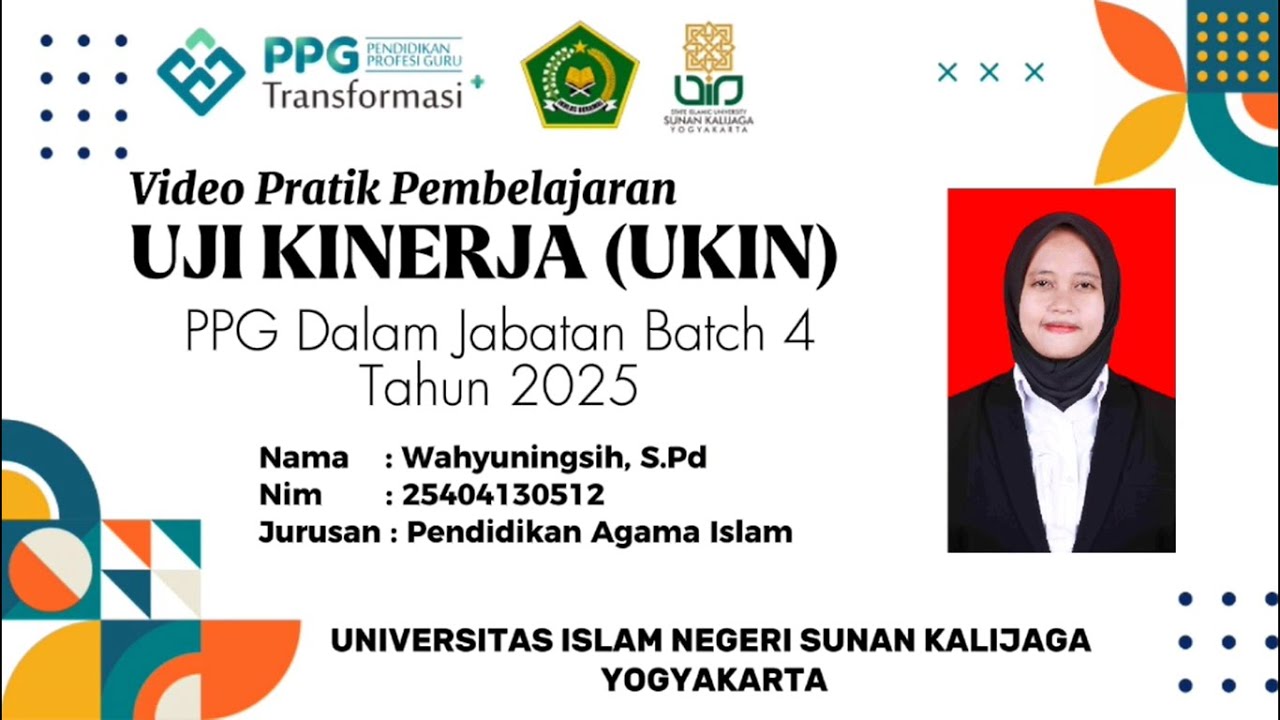 VIDEO UJI KINERJA (UKIN) WAHYUNINGSIH || 25404130512 || UIN SUNAN KALIJAGA