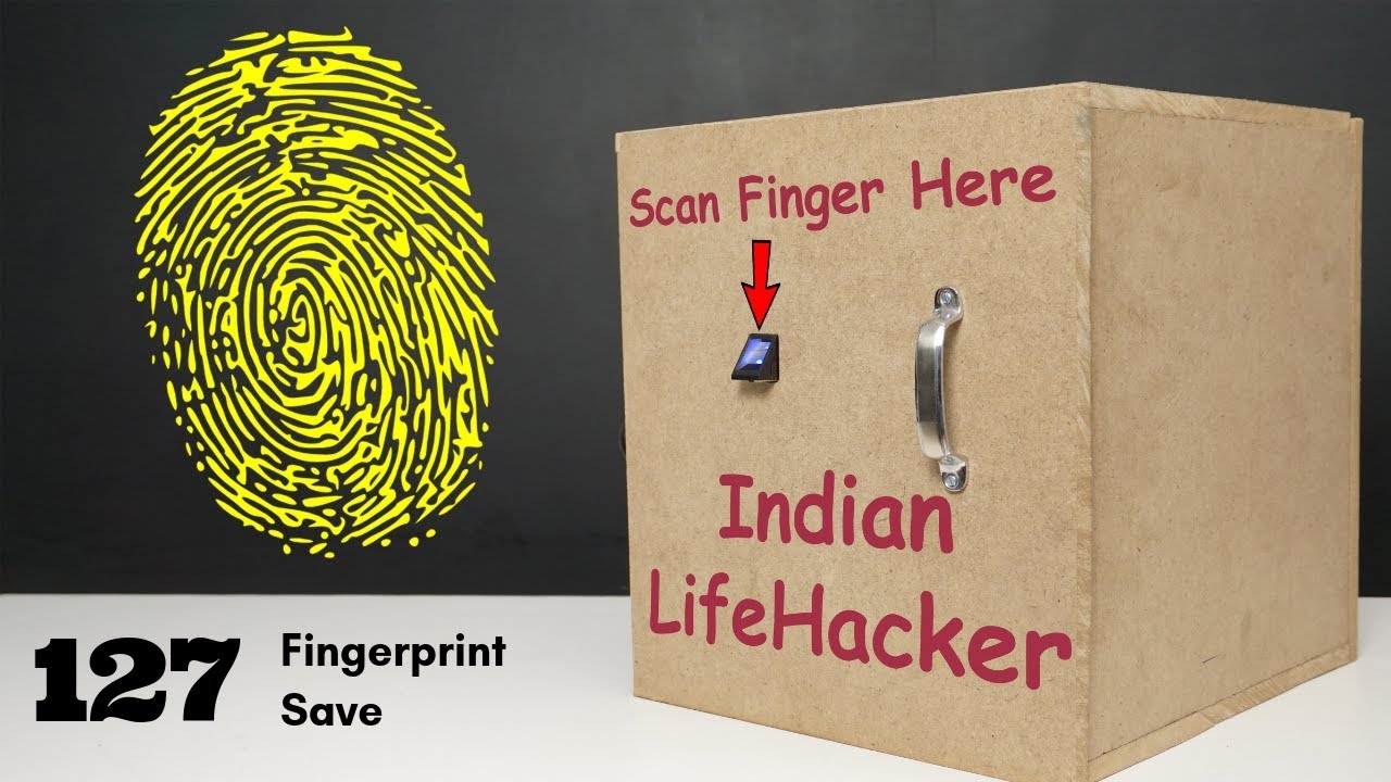 How to make Fingerprint Locker with Arduino | Indian LifeHacker | #Howto