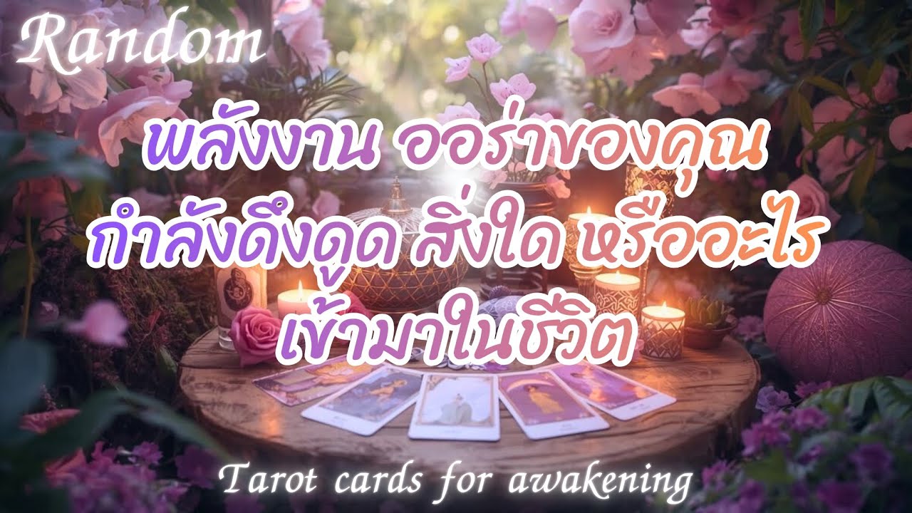 🔮 พลังงาน ออร่าของคุณ กำลังดึงดูด สิ่งใดหรืออะไรเข้ามาในชีวิต 💌🦋  #ไพ่ยิปซี  #ดูดวง  #tarot #random