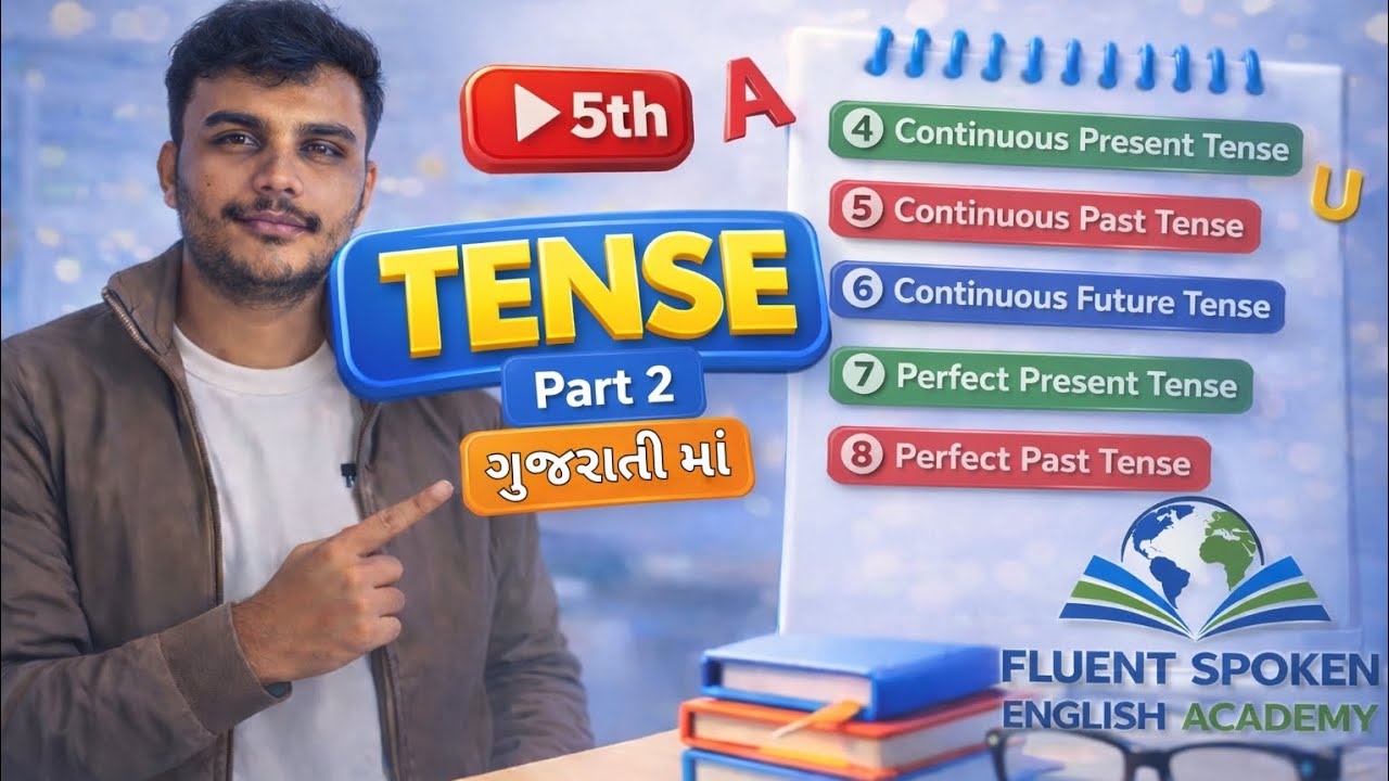Tense Part 2 – Continuous & Perfect Tenses | ગુજરાતી માં