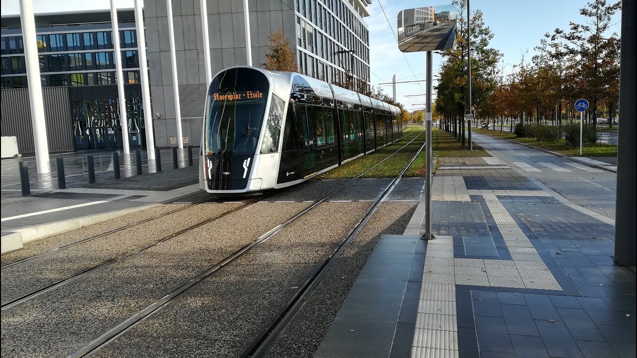 Luxtram Tramway de Luxembourg Luxexpo - Stäreplatz/Étoile Urbos 3