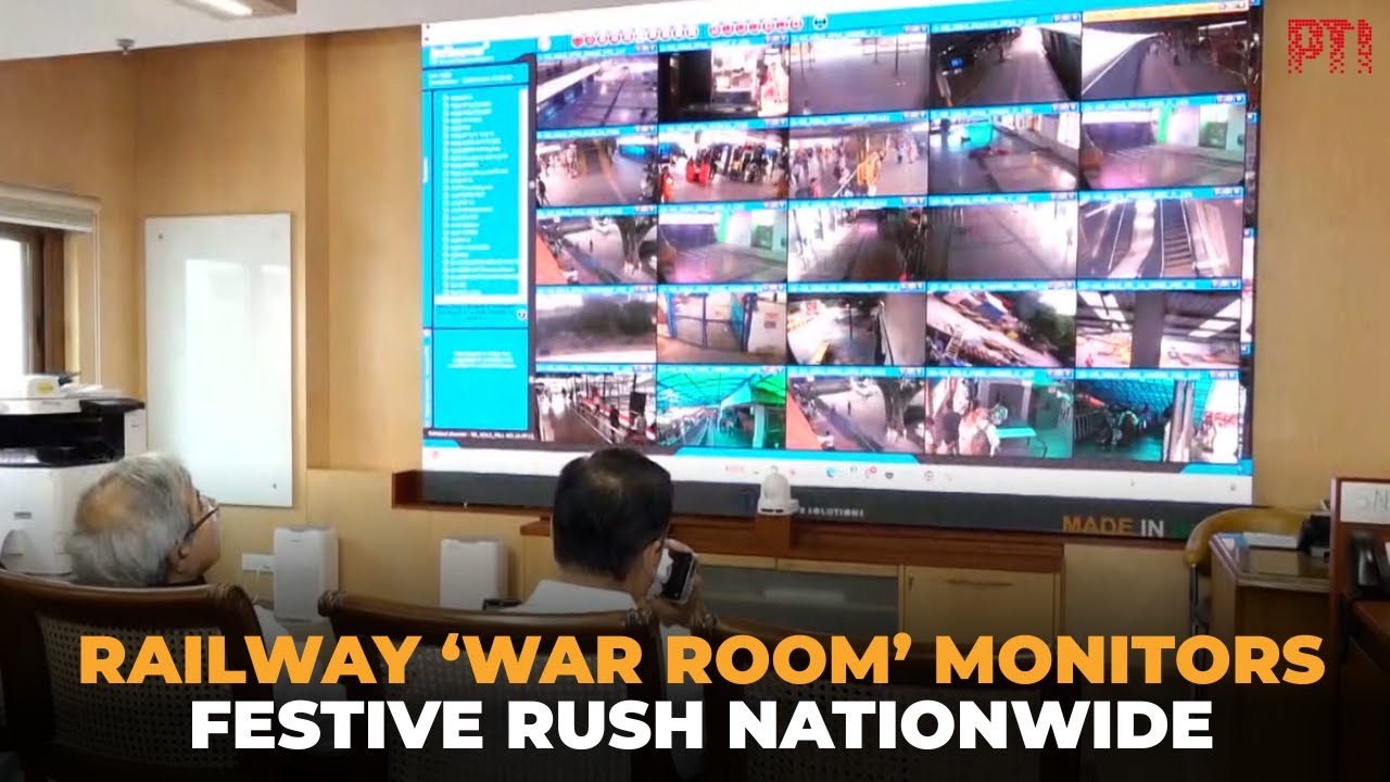 Inside Railway Board&rsquo;s &lsquo;War Room&rsquo; managing festive rush with 12,000 special trains