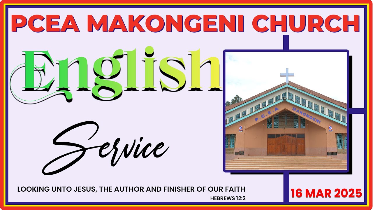 ENGLISH SERVICE | 16 MARCH 2025