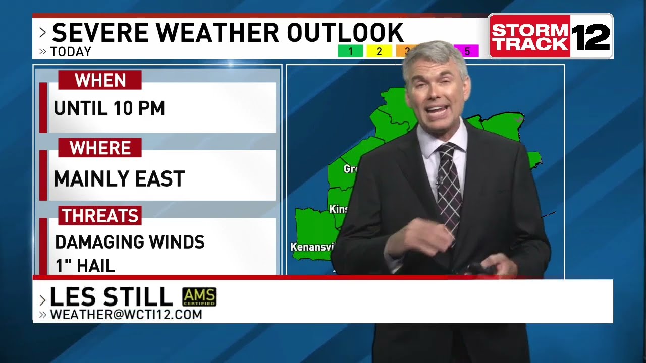 Les Still is Tracking More Severe Storms Possible for Tuesday Afternoon
