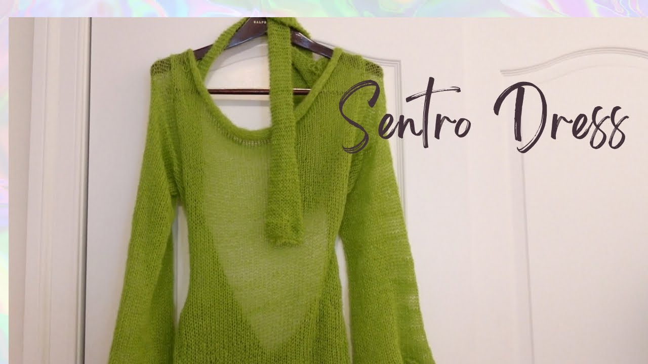 How to make a MAXI DRESS on Sentro Knitting Machine | Simply Lylli