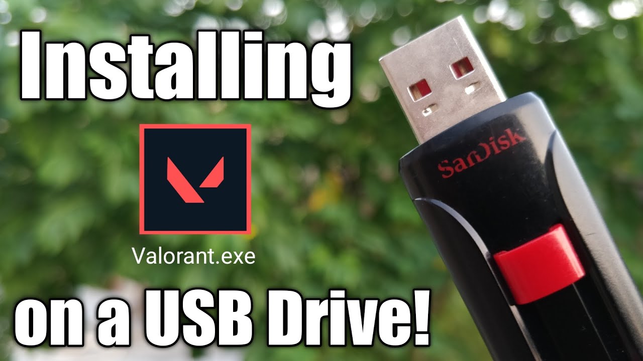 Я попытался установить Valorant на USB-накопитель!