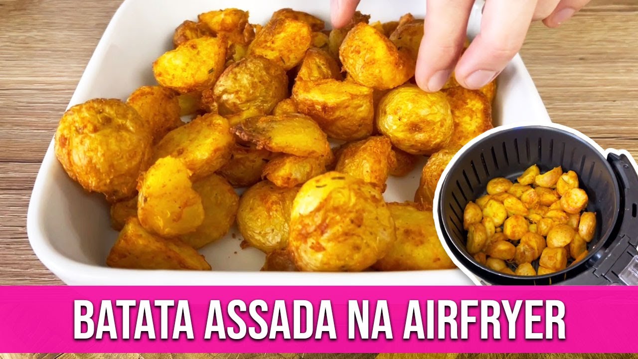 BATATA ASSADA CROCANTE NA AIRFRYER