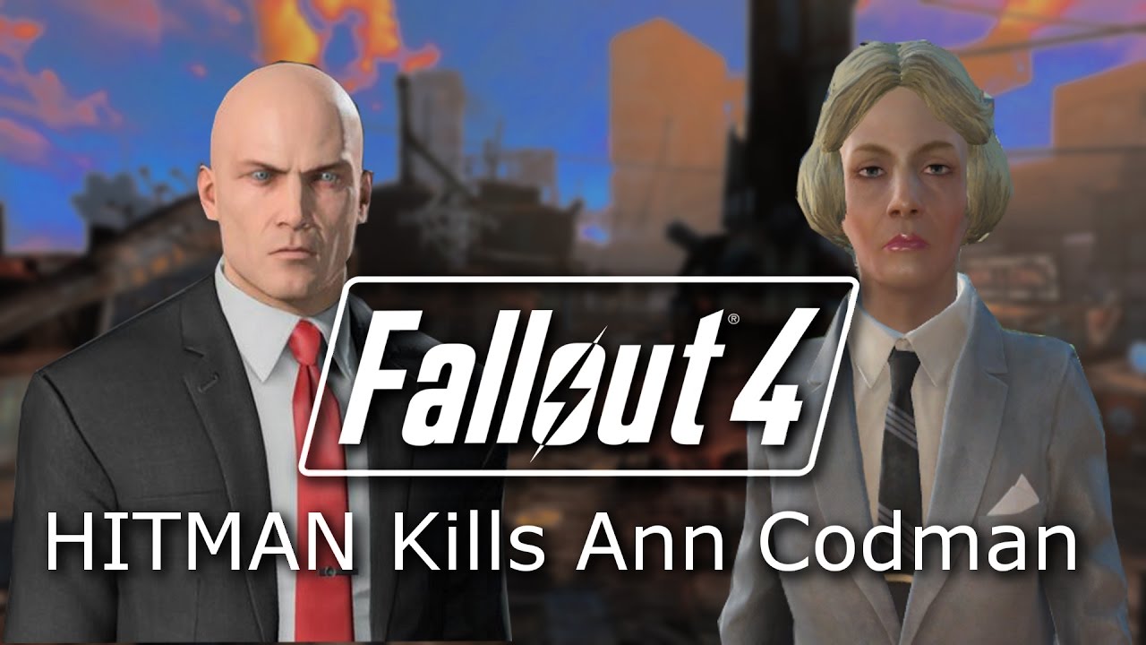 Fallout 4 HITMAN - Agent 47 Kills Ann Codman