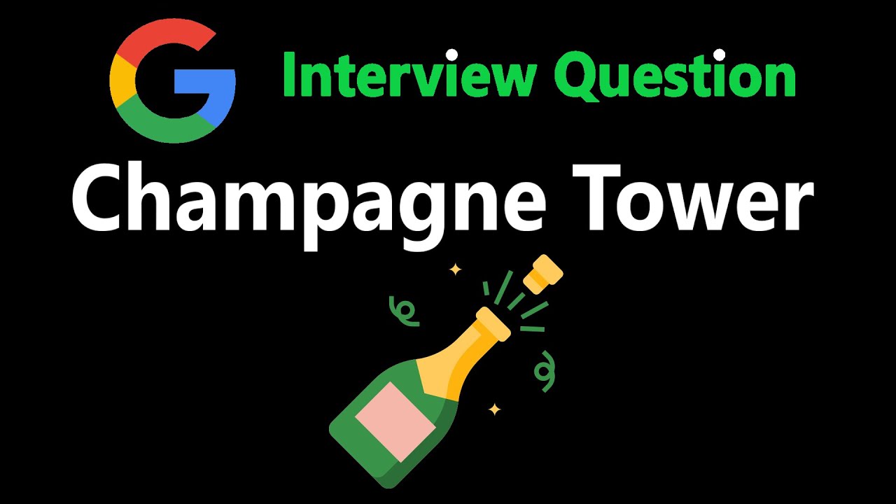 Champagne Tower - Leetcode 799 - Python