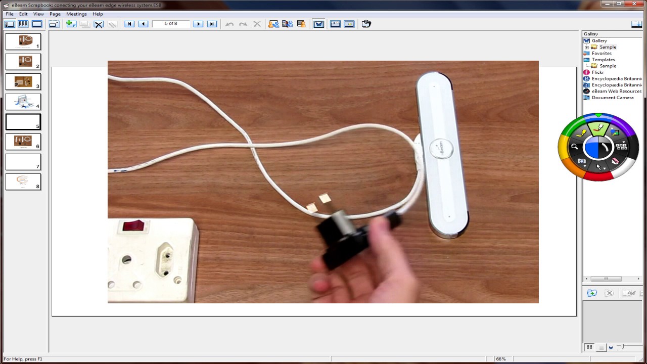 Connecting the eBeam Wireless