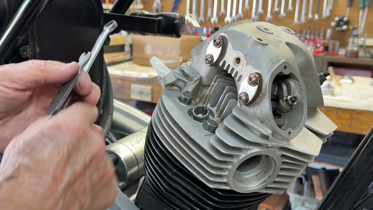 04-01-25 – Vid 05 - Black Norton – Adj Valves – Dress Out Engine