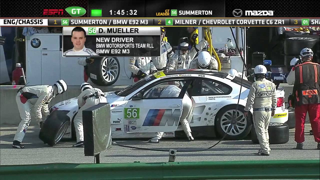 2012 VIR 240 Race Broadcast - ALMS - Tequila Patron - ESPN - Racing - Sports Cars