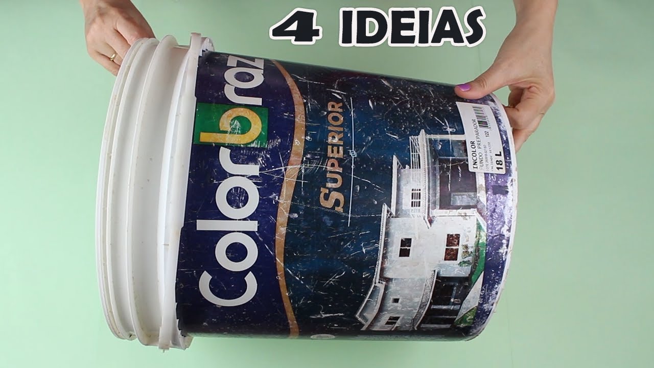 4 IDEIAS INCRÍVEIS COM BALDES
