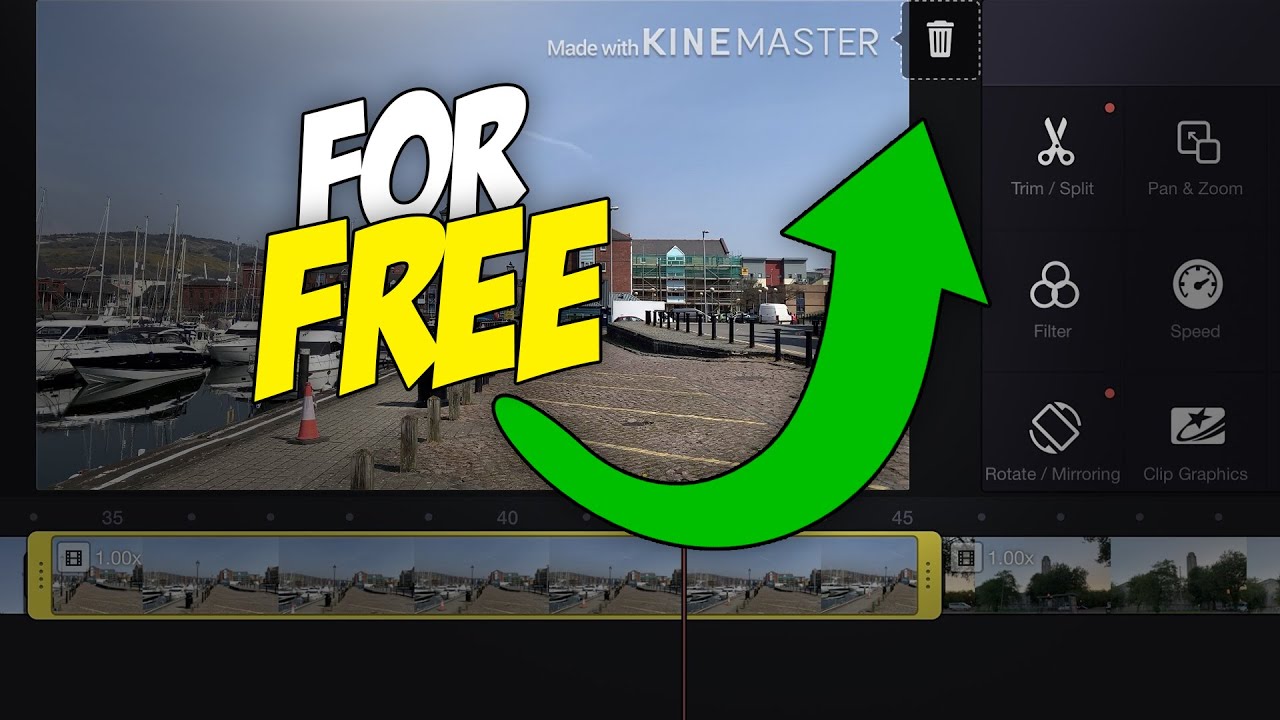 How to remove kinemaster watermark