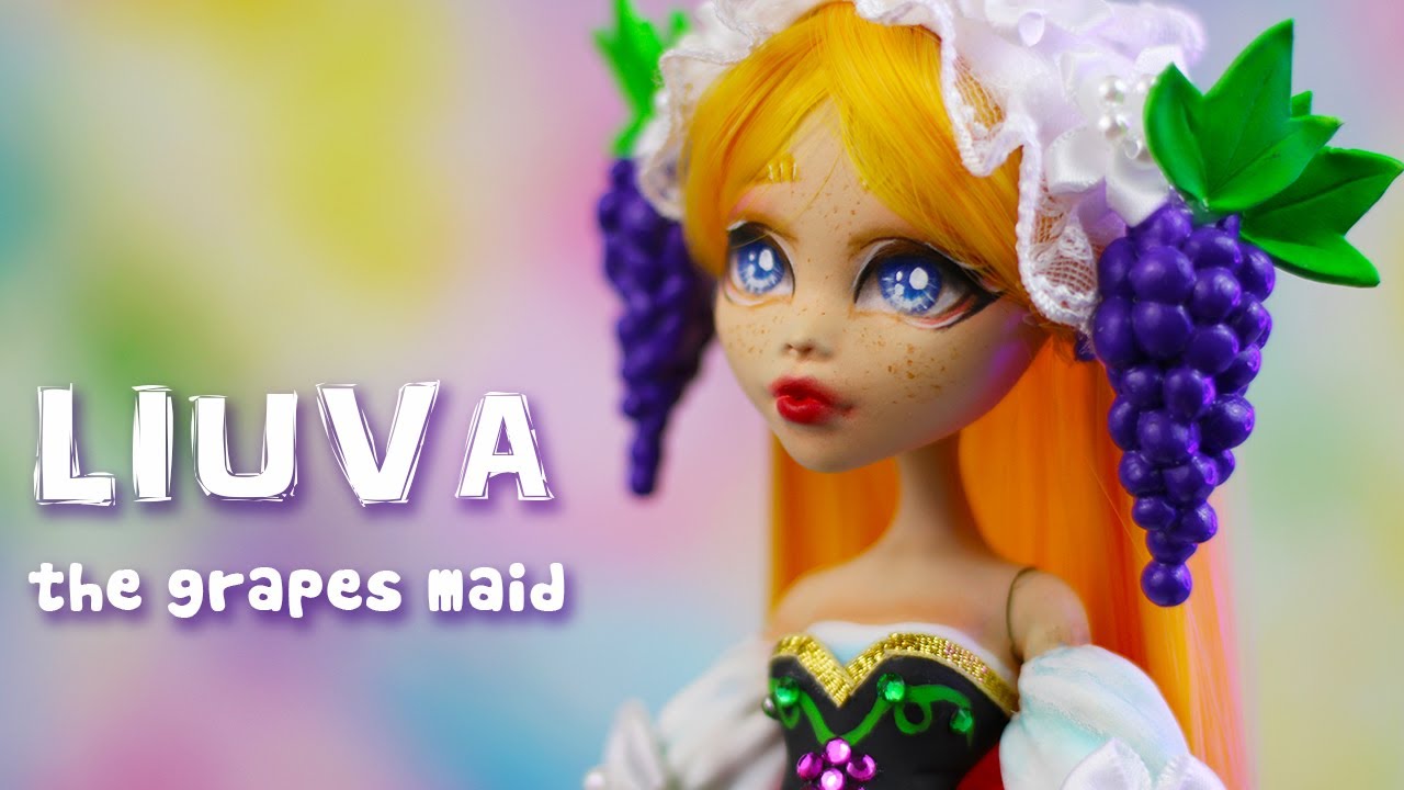 Doll Repaint | LIUVA the grapes maid | Fruity Girls Collab