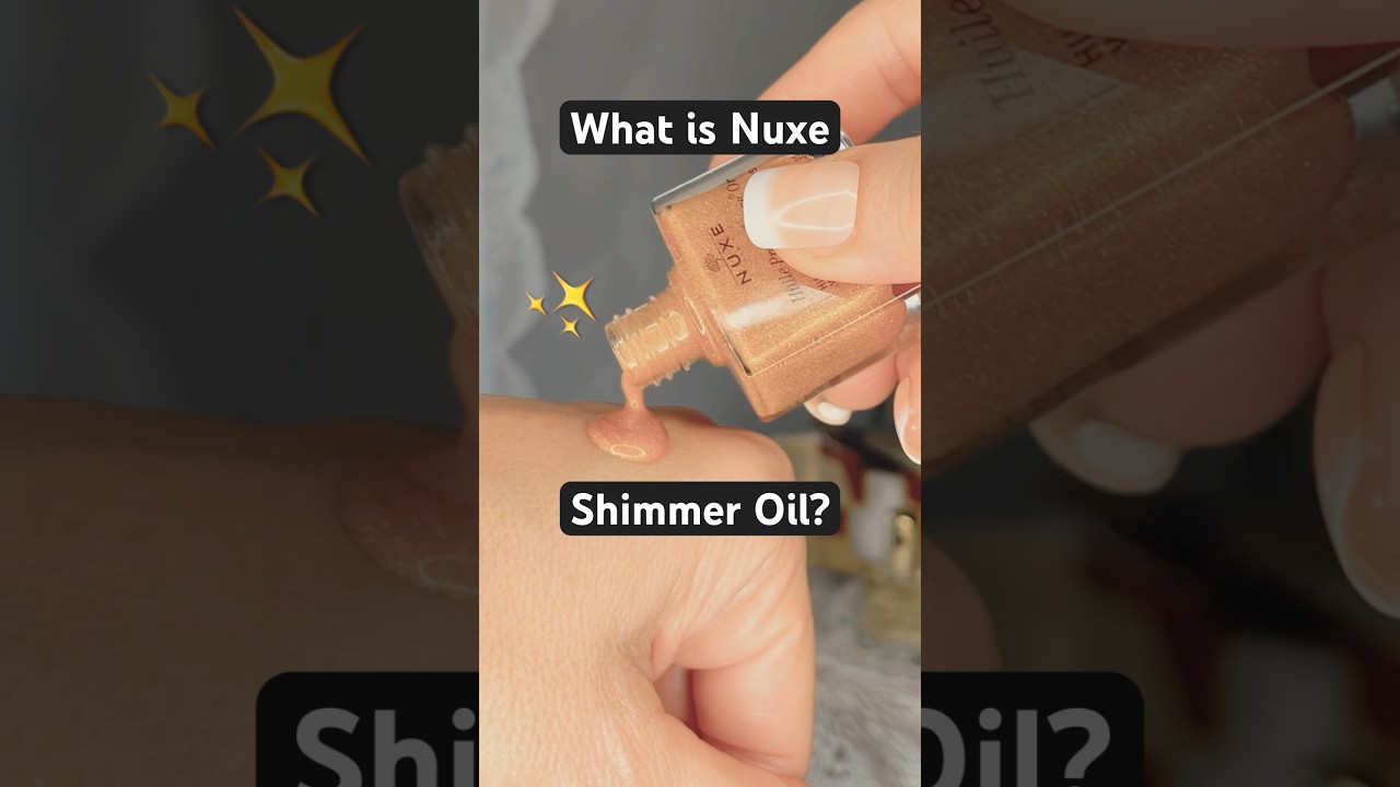 Nuxe SHIMMER dry oil Mini Huile Prodigieuse Review How to use Unboxing What is Nuxe Oil used for?
