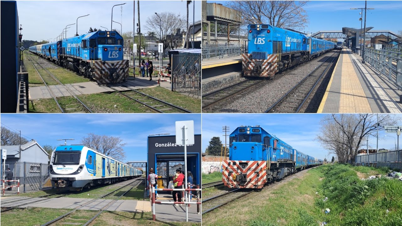 Compilado de trenes de la linea belgrano sur (13/9/2025)