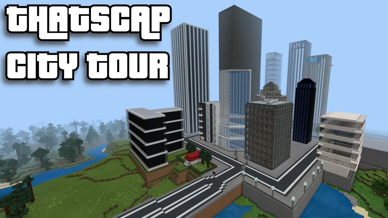 Thatscap City Tour - Modern Minecraft City Tour! (1)