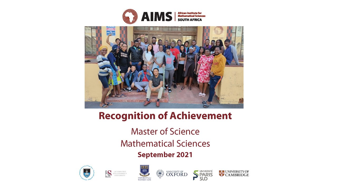 2021 AIMS Recognition of Achievement