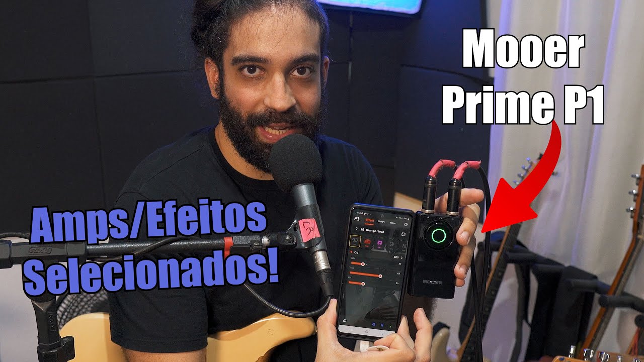 A Pedaleira de Bolso Controlada pelo Celular da MOOER - PRIME P1