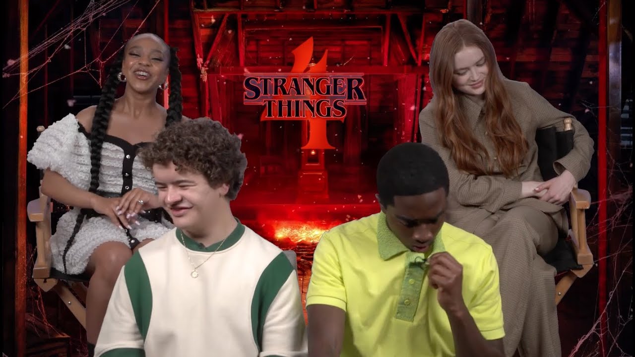 GATEN MATARAZZO, SADIE SINK, CALEB MCLAUGHLIN and PRIAH FERGUSON interview | STRANGER THINGS