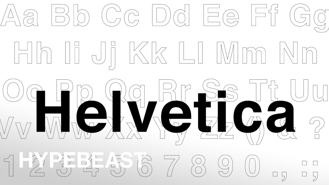Как HELVETICA стал самым популярным шрифтом в моде и не только | За кулисами ажиотажа
