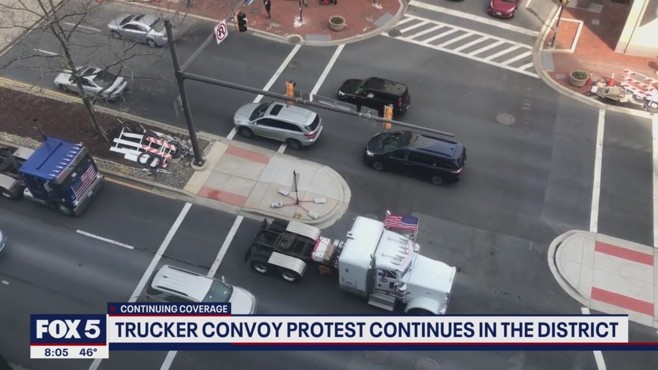 DC trucker convoy protests expected to continue through week | FOX 5 DC