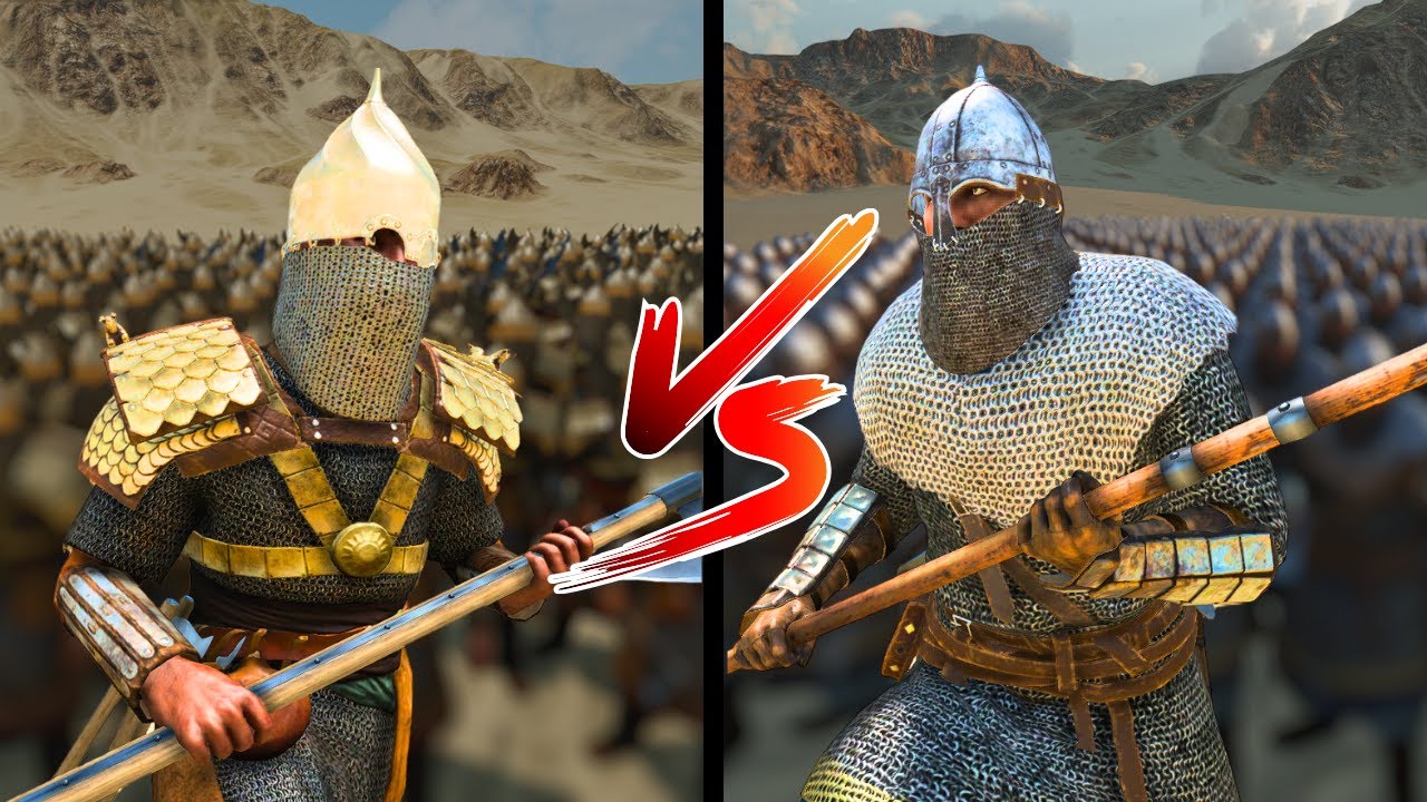 Aserai Mamluke Palace Guard VS Sturgian Heroic Linebraker : SKILLS, ARMOUR & BATTLE TESTING