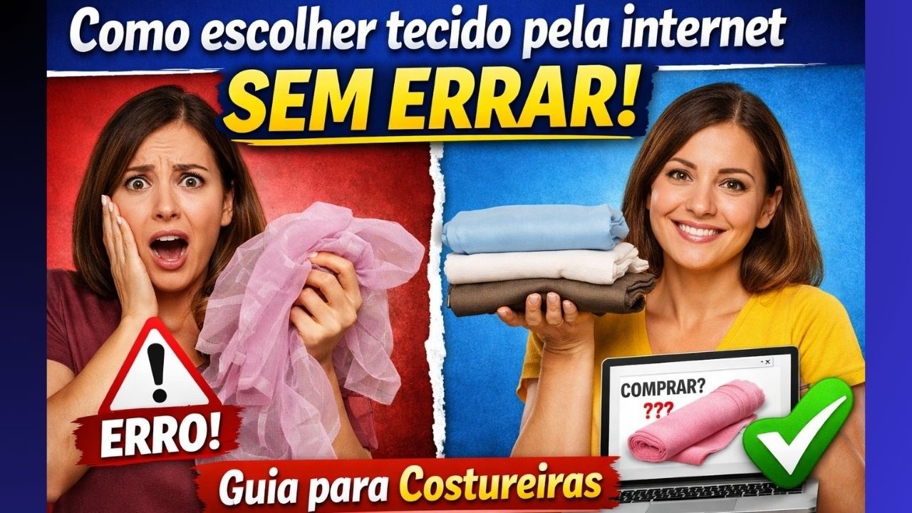 Como escolher tecido pela internet SEM ERRAR | Guia para costureiras