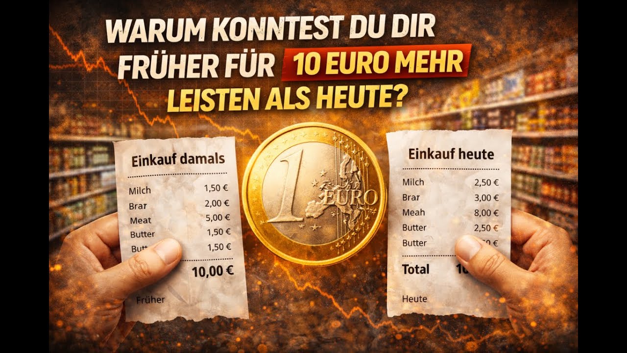 Warum konntest du dir früher für 10 Euro mehr leisten als heute? Genau darum geht es jetzt