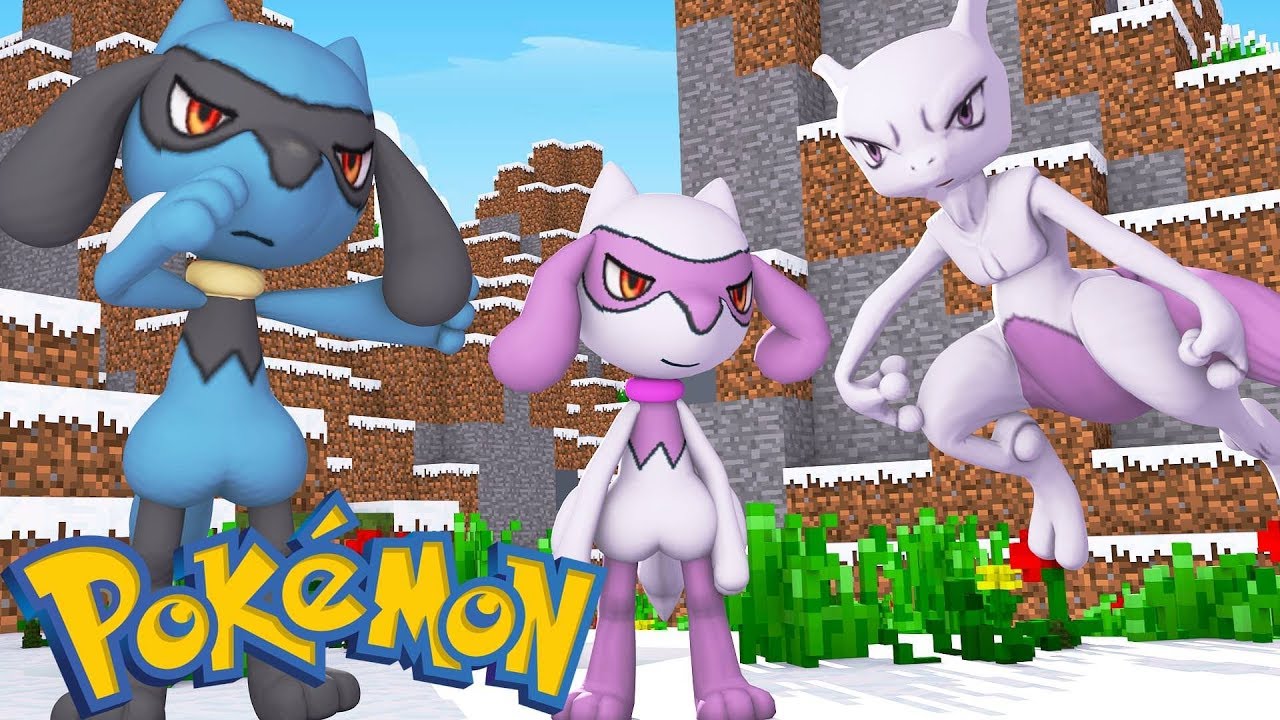 WHO'S YOUR FAMILY? RIOLU E MEWTWO TIVERAM UM FILHO NO MINECRAFT ( Pixelmon )