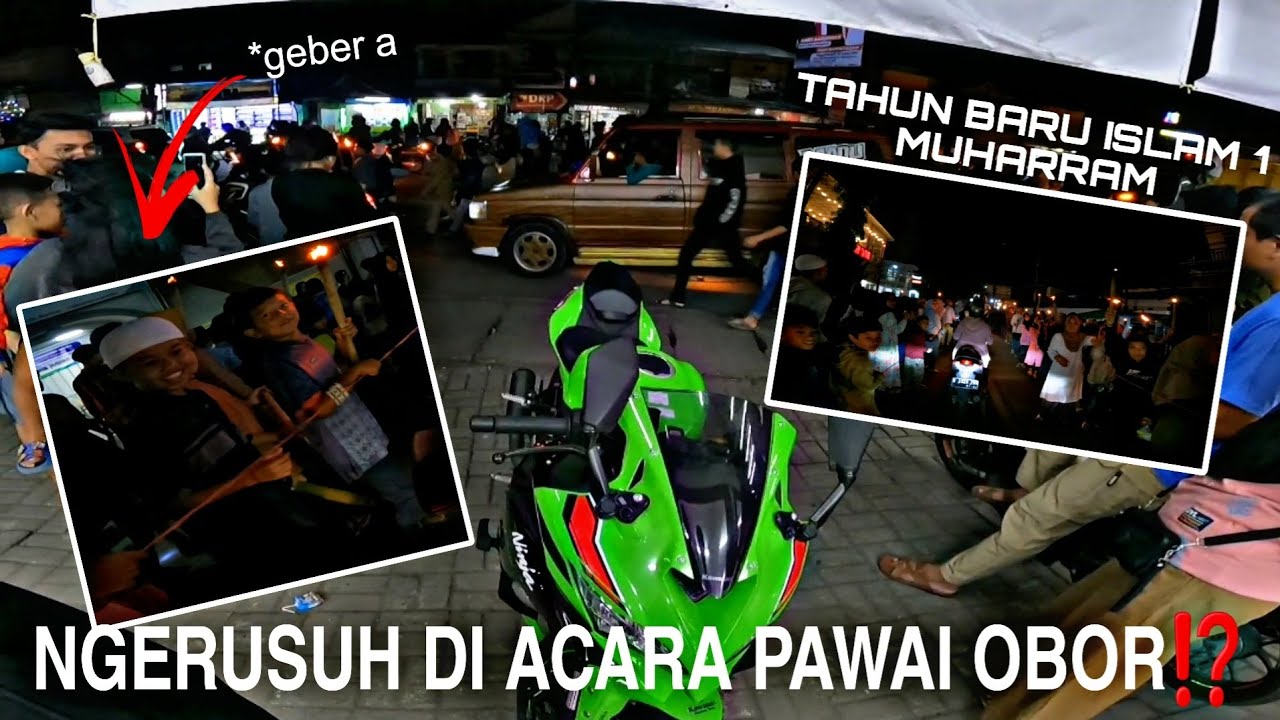 ADU MEKANIK⁉️PESERTA PAWAI OBOR MALAH SORAK GEMBIRA DIGEBER ZX25RR‼️| ZX25R Indonesia
