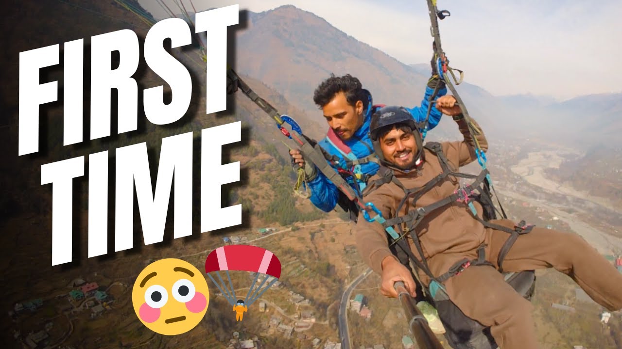 First Time Paragliding in Kullu 😳🪂 | Manali Vlog Part 2