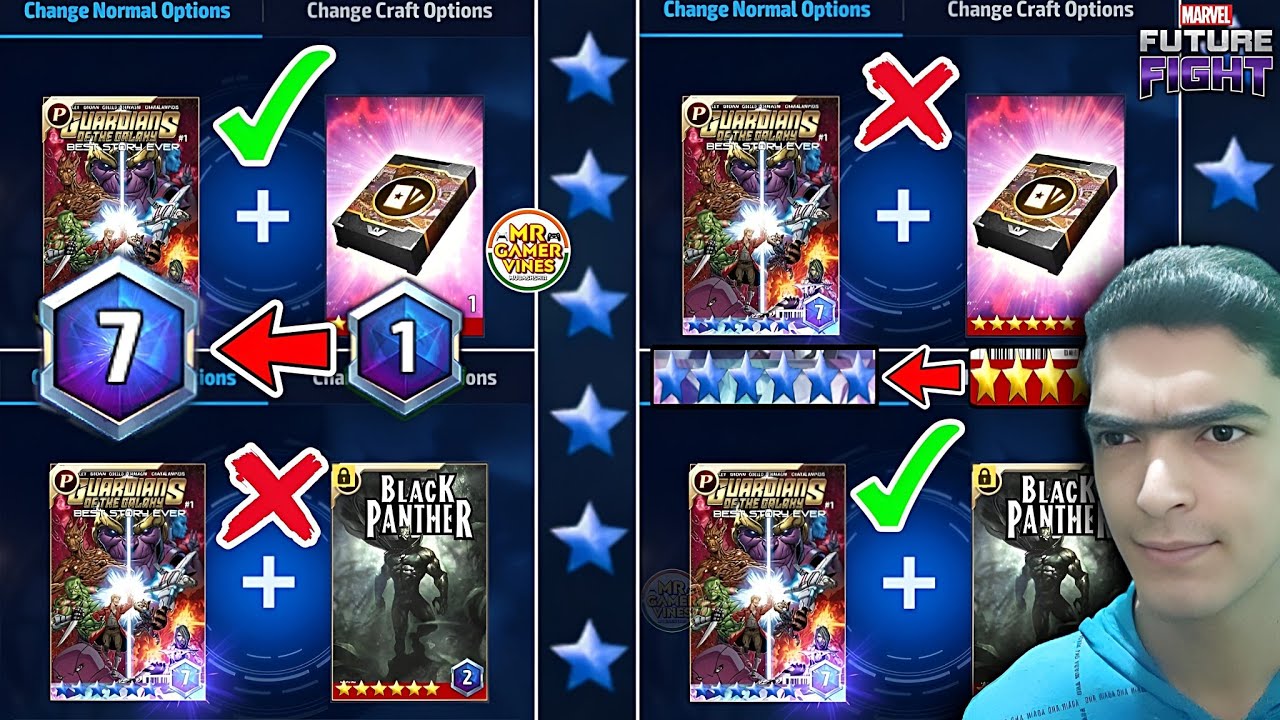 🤨 Comic Card Max Quality & Card Change Options Guide | Marvel Future Fight 